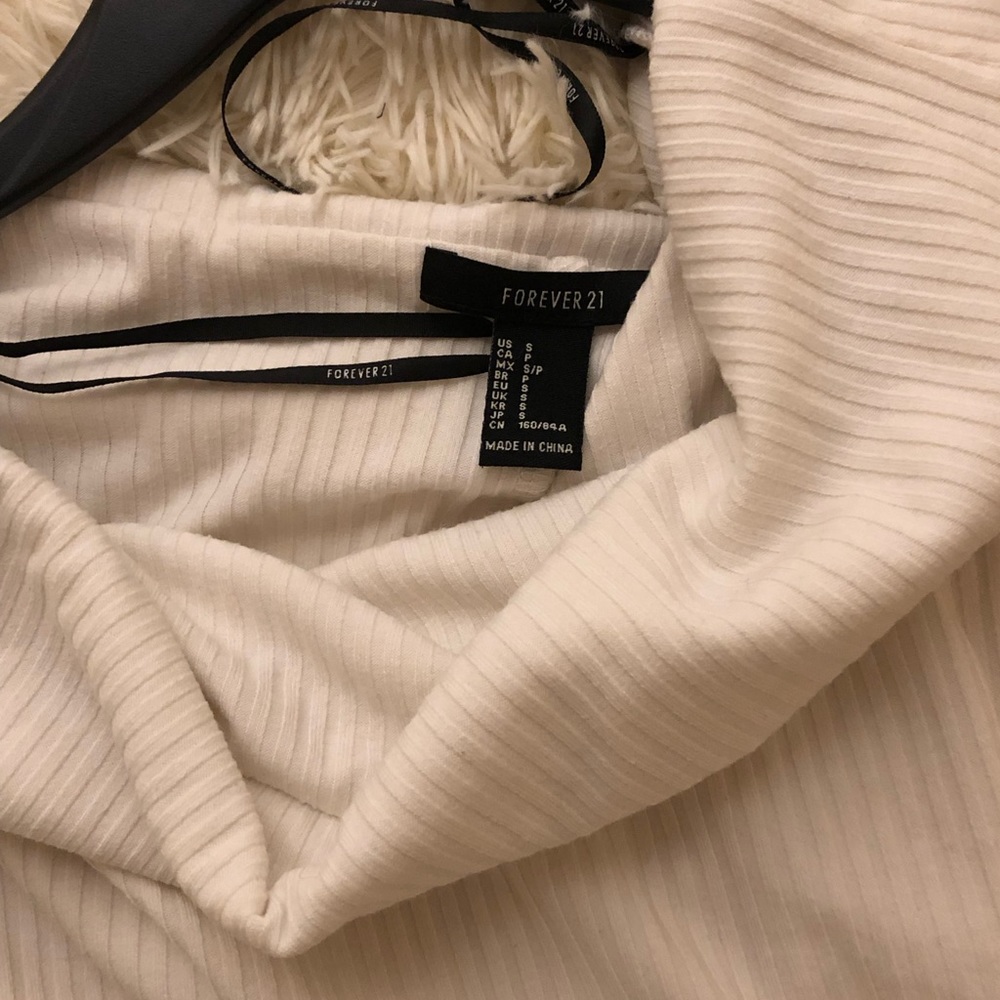 Forever 21 Off the Shoulder White Blouse